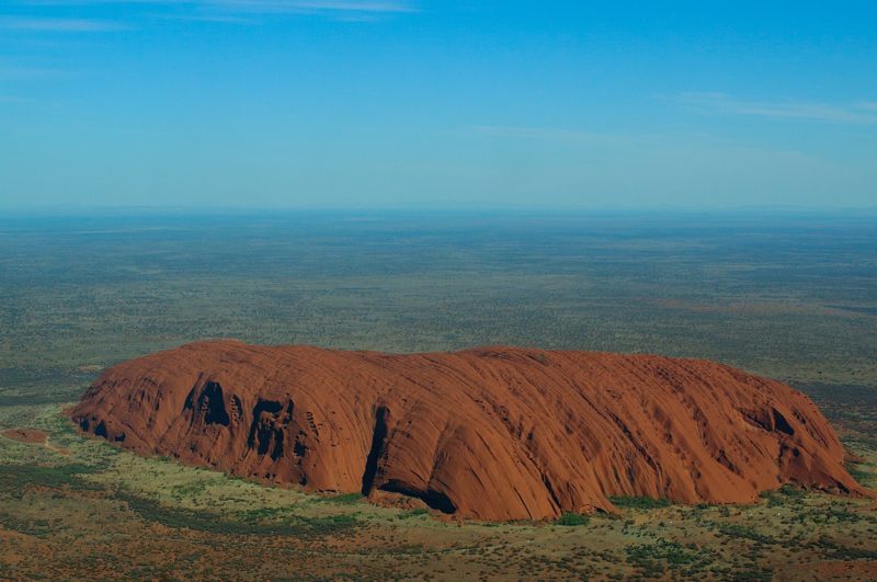 090413 Ayers Rock from aloft